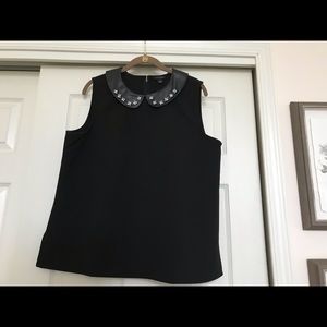 Like new size L Ann Taylor blouse with stones.